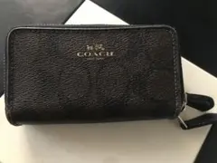 COACH ダークブラウン コインケース