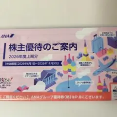 ANA 株主優待のご案内 2026年度上期分のサムネイル