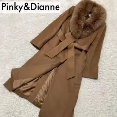 Pinky&Dianne ヒョウ柄ファーコート 38 Pinky & Dianne ラビットファー ジャケット レオパード ヒョウ柄