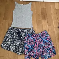 ユニクロ　ショートパンツ　H&M タンクトップ セットのサムネイル