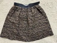 ヒョウ柄 フレアスカート サイズ38