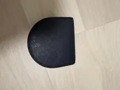 プラダ コインケース　黒 合成皮革 コインケース 半円形