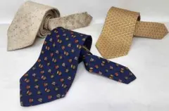 ブランドネクタイ 3点まとめ売り Ferragamo CK