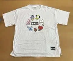BTS BT21 Tシャツ　白　レディースMサイズ　送料込