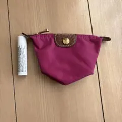 ピンク ナイロン コインケース 小型
