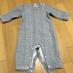 みかん 様 SHEIN ケーブル編みロンパース 6-9M グレー