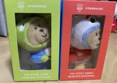 【韓国限定】スターバックス トイストーリー ベアリスタ エイリアン＆フォーキー