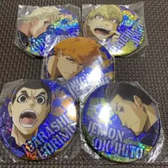 ブルーロック ホログラム缶バッジ 5点セット 匿名配送⭐️