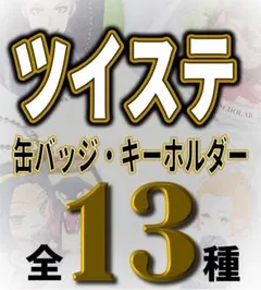 ツイステ 缶バッジ・キーホルダー１３種