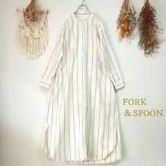 フォークアンドスプーンFORK&SPOONブロードシャツワンピース One 長袖