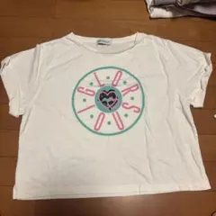 BROWNY 半袖 Tシャツ ホワイト ロゴプリント
