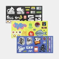 【新品未開封】スプラトゥーン3 イカすテッカー　3種セット　ポイント交換グッズ