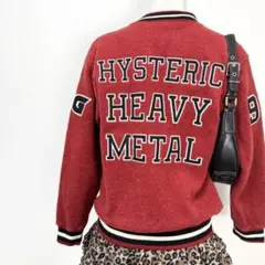 y2k❤️ HYSTERIC MINI ロゴ 刺繍 ボア ジップ ブルゾン