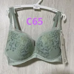 トリンプ　天使のブラ　C65 グリーン　ノンワイヤー　魔法のハリ感