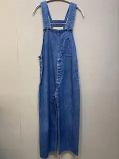BEAMSBOY オーバーオール　ユーロ　デニム　used加工