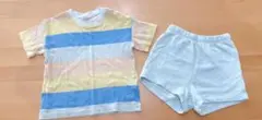 H&M ストライプTシャツとショートパンツセット 92cm