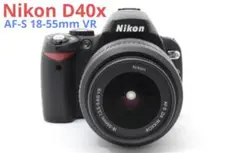 Nikon D40x AF-S 18-55mm VR 手ブレ補正搭載 標準レンズ - メルカリ