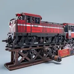 【台湾限定】阿里山森林鉄道　6代目ディーゼル機関車　木製パズルキットのサムネイル
