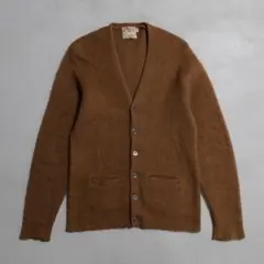 希少 モヘア カーディガン 60s 実物 美品 良好 ニット グランジ ウール