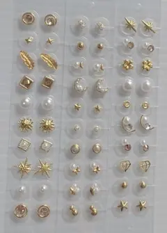 耳ツボジュエリー60粒　金アレ対応