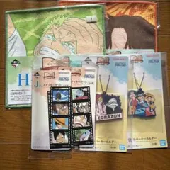 ワンピース一番くじH賞（ゾロ、エース）、I・J賞2種