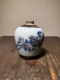 中国15世紀 染付の小壺 アンティーク 青花 古染付 - メルカリ