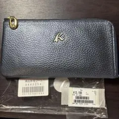 『キタムラ』 ネイビー 長財布