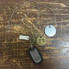 希少】マルタン マルジェラ 10 マルチチャーム ドッグタグ ネックレス 