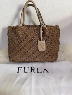 新品未使用 FURLA ツイード トートバッグ ERA smallピンク系 - メルカリ