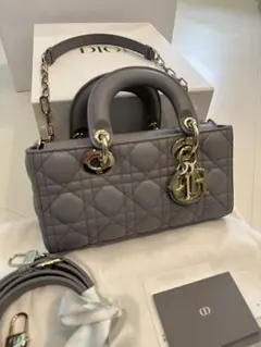 ご専用DIOR LADY D-JOY スモール カナージュ ラムスキン
