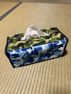 BAPE ティッシュボックス マルチカラー 美品