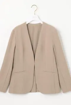 anysis リネンライクポリエステルジャケット