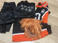 ハイキュー!! 烏野高校 日向翔陽　ユニフォーム ジャージ、ウィッグ付、サイズSのサムネイル