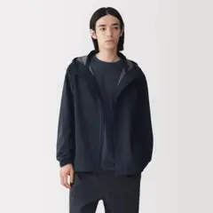 撥水ナイロンワークジャケット 黒 S 無印良品 - メルカリ