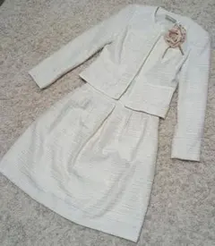 EMMA  JAMES　ノーカラー　ツイードセットアップ♪