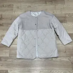 しまむら Lutique キルティングジャケット Mサイズ ベージュ