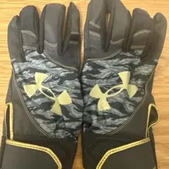 Under Armour バッティング用手袋 黒/迷彩