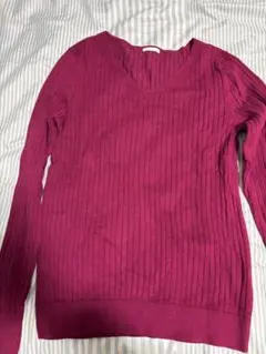 GU リブ編みセーター Lサイズ