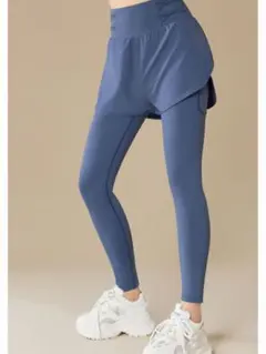ヨガパンツ ショートパンツ一体型 レギンス レディース　新品未使用