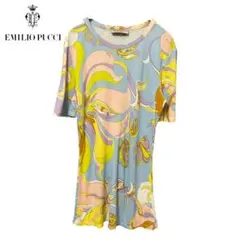 emilio pucci 花柄カットソー 半袖 総柄 イタリア製/パステルカラーのサムネイル