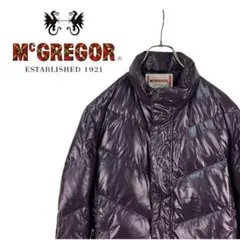 12M596◯ McGREGOR パープル ダウンジャケット アウター 防寒 M