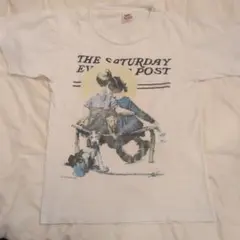 90s ノーマン・ロックウェル ミッキー 消防士 Tシャツ - メルカリ