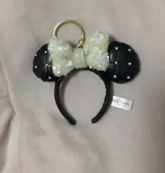 東京ディズニーリゾート カチューシャ キーホルダー　キルティング　ミニーマウ