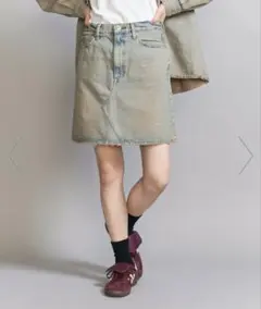 ＜NEEDBY heritage＞デニム ミニスカートのサムネイル