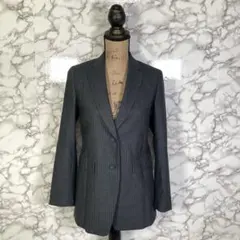 グレー テーラードジャケット