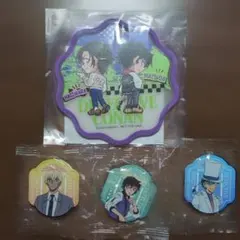 名探偵コナンくら寿司コースターマグネット6枚。世良真純★安室透★松田陣平萩原研二