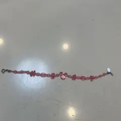 ピンクビーズブレスレット　ディズニー　ミッキー