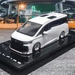 希少！ホビージャパン1/64 40ヴェルファイア モデリスタ 深リム車高短