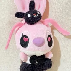 エンジェル　ぬいぐるみ　キーホルダー　ストラップ　ハート　スティッチ