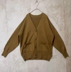 Alma Design♡レディース Vネックニットカーディガン ハイゲージ M